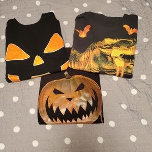 3 Pieces Boy's Halloween Shirts